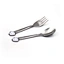 epoxy polar bear head spoon fork